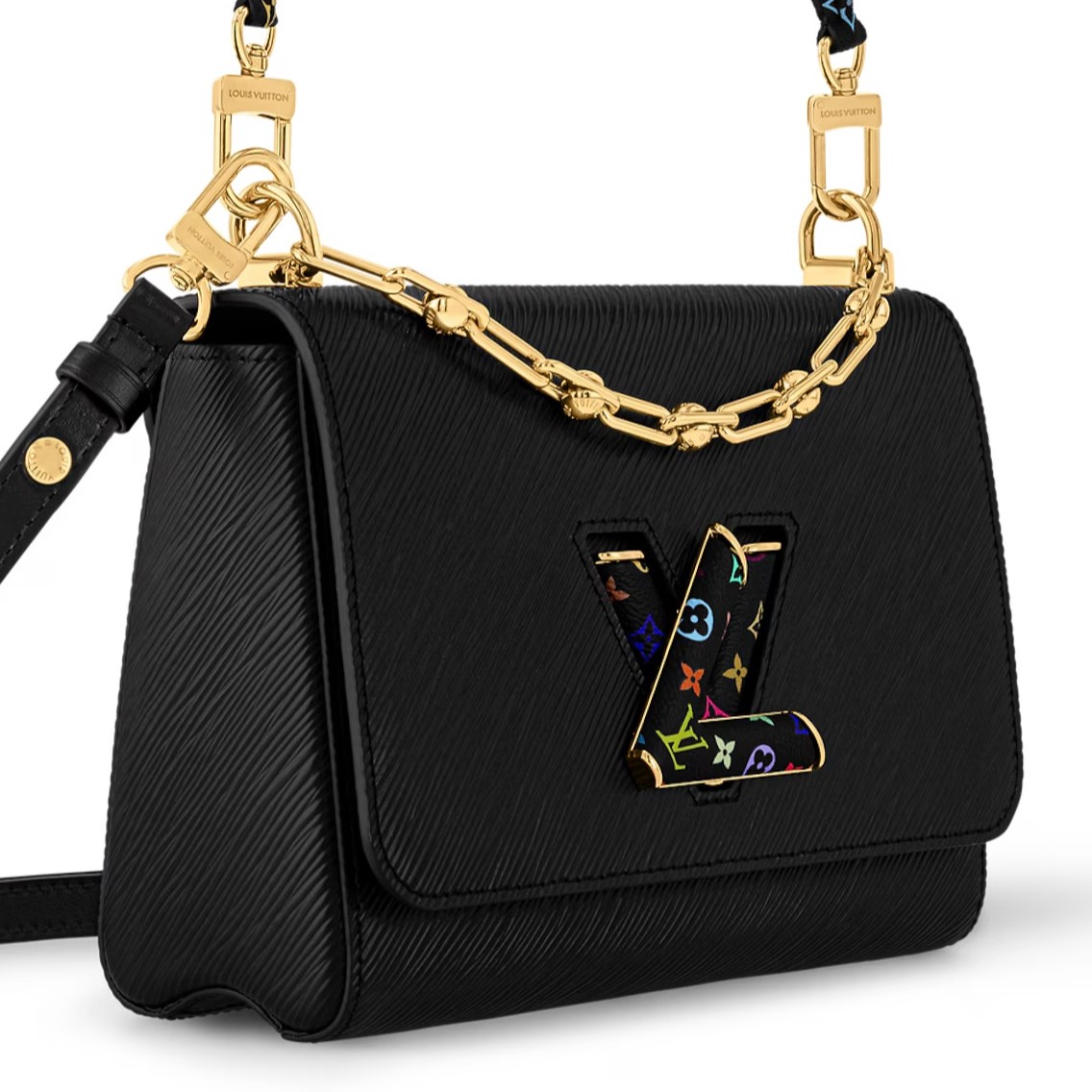 Túi xách Louis Vuitton LV x TM Twist MM Slim Black 5